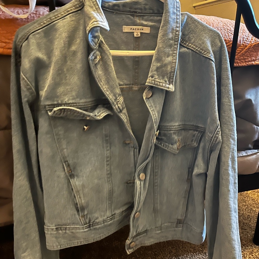 Pacsun semi cropped jean jacket